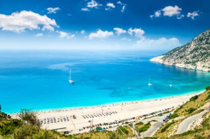 Myrtos beach