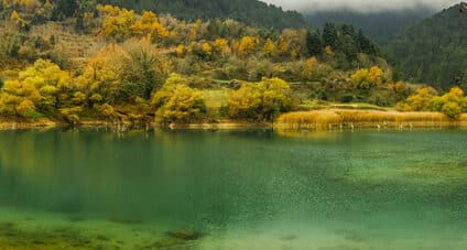 Lake Tsivlou panoramic
